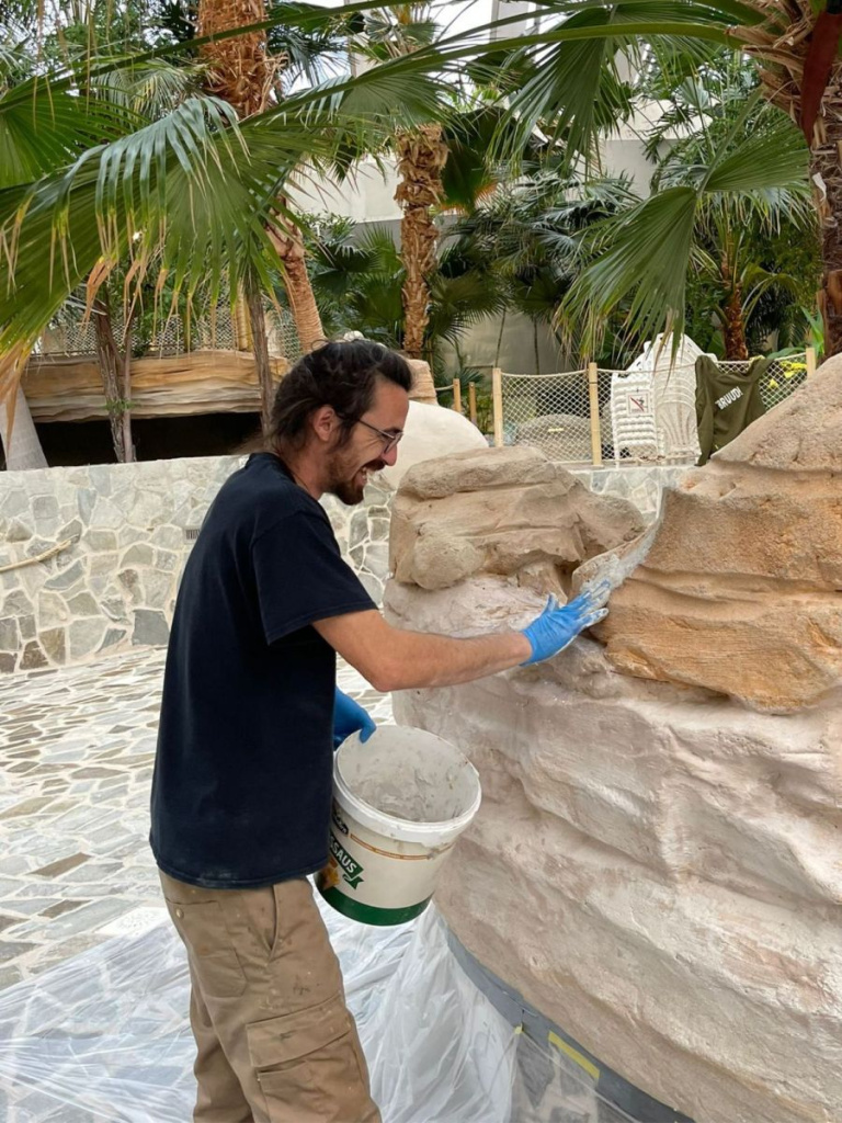 Onderhoud en restauratie van creatieve betonnen structuren