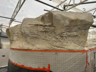 Gereconstrueerd en afgewerkt betonoppervlak na restauratie door BRUUD-Care